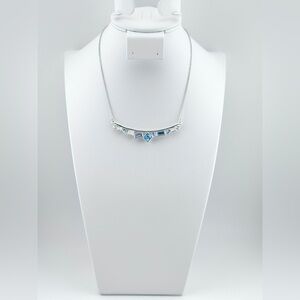 On the Town Necklace, Blue
Touchstone Crystal by Swarovski